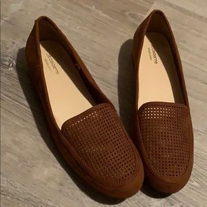 Liz Claiborne brown loafers